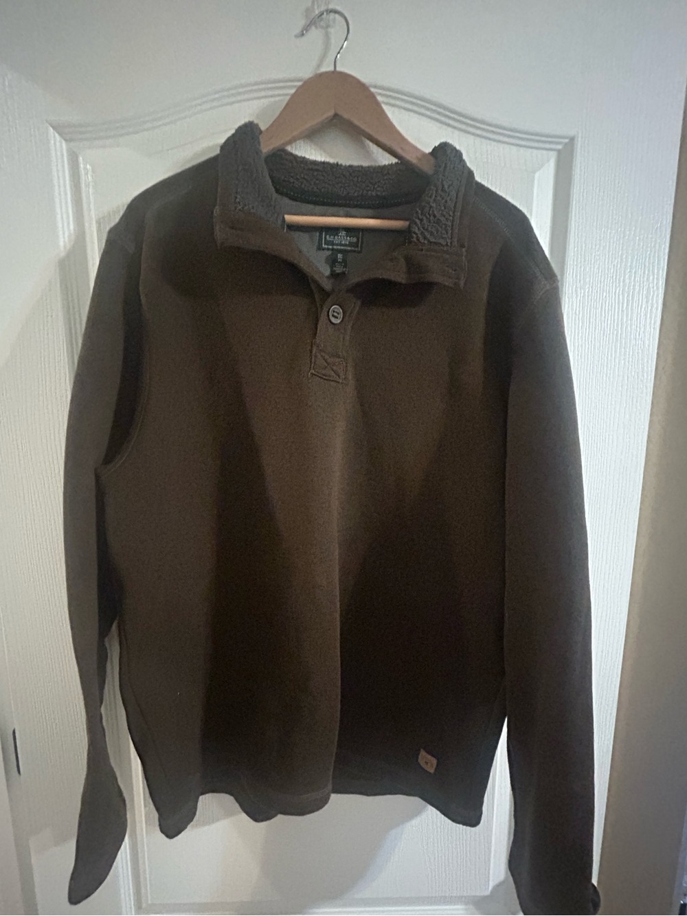 Cozy Cabin Sherpa Collar Pullover